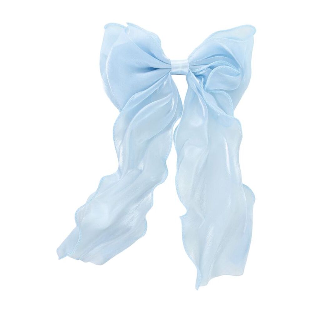 Fashion Cute Bow Hair Pins Hairdo Pins Blue
